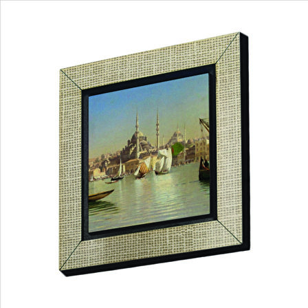 Eminönü Yeni Camii (Çizim, Osmanlı Dönemi)  Baskılı MDF  Magnet(KRT-043)