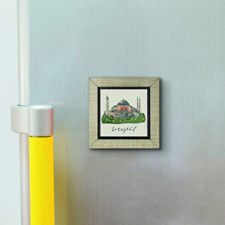 Ayasofya Camii  Baskılı MDF  Magnet(KRT-006)