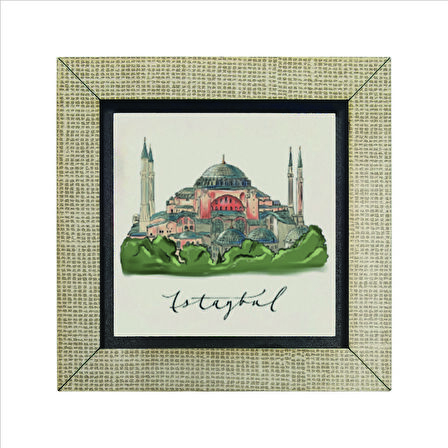 Ayasofya Camii  Baskılı MDF  Magnet(KRT-006)