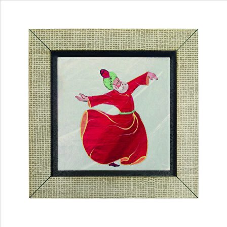 Semazen  Baskılı MDF  Magnet(KRT-079)Buzdolabı Süsü