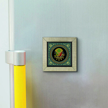 Osmanlı Arması  Baskılı MDF  Magnet(KRT-086)