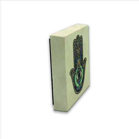 Fatıma’nın Eli Baskılı Doğaltaş  Magnet(KD-001)Buzdolabı Süsü