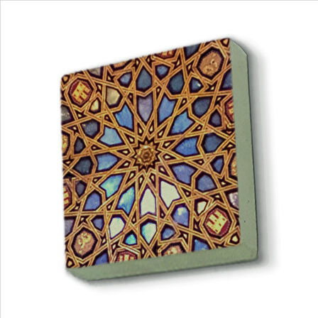El Hamra Sarayı Baskılı Doğaltaş  Magnet(KD-108)Buzdolabı Süsü