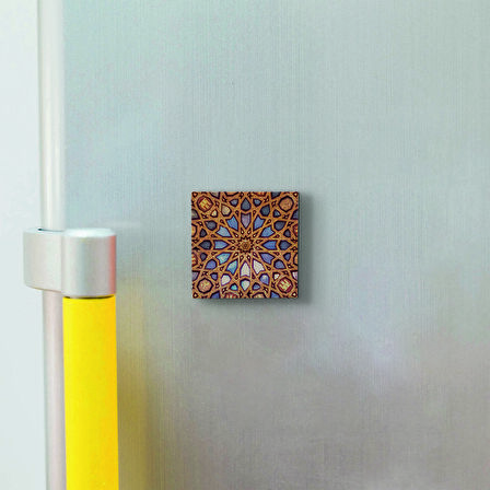 El Hamra Sarayı Baskılı Doğaltaş  Magnet(KD-108)Buzdolabı Süsü