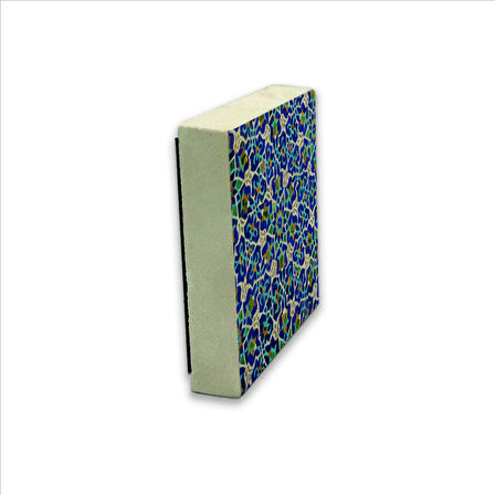 Çini Desen Baskılı Doğaltaş  Magnet(KD-016)Buzdolabı Süsü