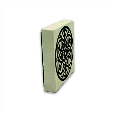 Barok Desen Baskılı Doğaltaş  Magnet(KD-059)Buzdolabı Süsü