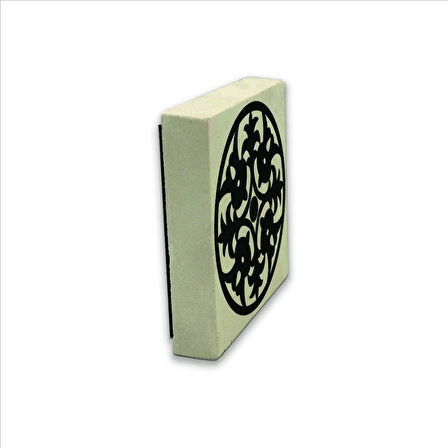 Barok Desen Baskılı Doğaltaş  Magnet(KD-060)Buzdolabı Süsü