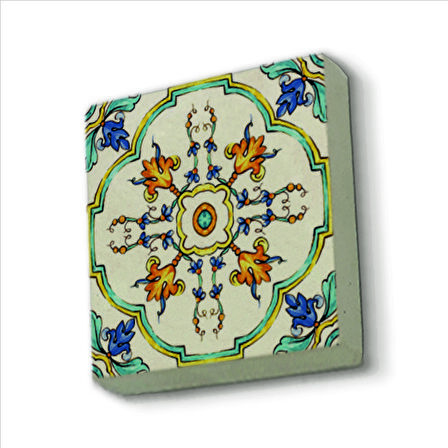 İtalyan Deseni Baskılı Doğaltaş  Magnet(KD-080)Buzdolabı Süsü