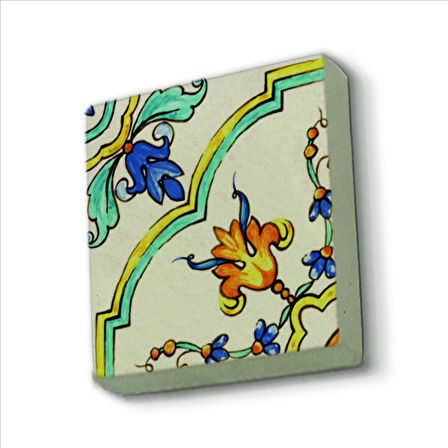 İtalyan Deseni Baskılı Doğaltaş  Magnet(KD-083)Buzdolabı Süsü