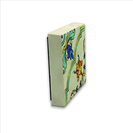 İtalyan Deseni Baskılı Doğaltaş  Magnet(KD-083)Buzdolabı Süsü