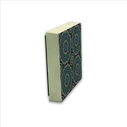 Mandala Baskılı Doğaltaş  Magnet(KD-092Buzdolabı Süsü