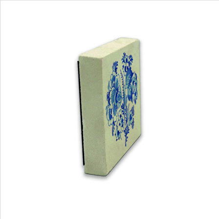 Hollanda Deseni Baskılı Doğaltaş  Magnet(KD-093)Buzdolabı Süsü