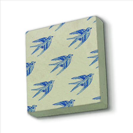 Hollanda Deseni Baskılı Doğaltaş  Magnet(KD-096)Buzdolabı Süsü