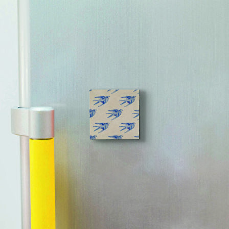 Hollanda Deseni Baskılı Doğaltaş  Magnet(KD-096)Buzdolabı Süsü
