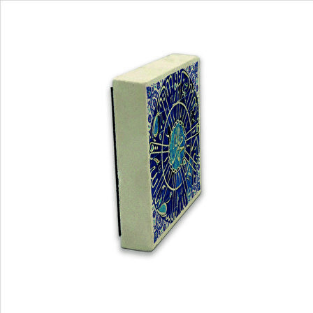 Allah Muhammed Baskılı Doğaltaş  Magnet(KH-140)Buzdolabı Süsü