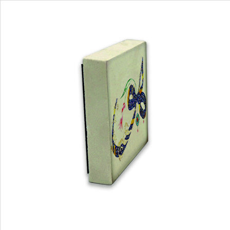 Hû Baskılı Doğaltaş  Magnet(KH-145)Buzdolabı Süsü