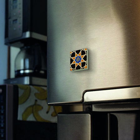 Besmele Baskılı Doğaltaş  Magnet(KD-023)Buzdolabı Süsü