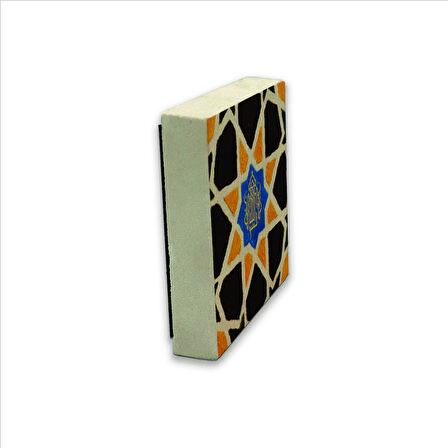 Besmele Baskılı Doğaltaş  Magnet(KD-023)Buzdolabı Süsü