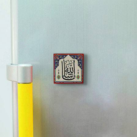Maşallah Baskılı Doğaltaş  Magnet(KH-041)Buzdolabı Süsü