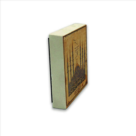 Kelime-i Tevhid Baskılı Doğaltaş  Magnet(KH-050)Buzdolabı Süsü