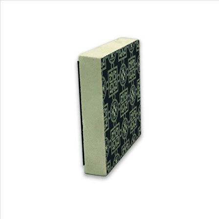Bizans Deseni Baskılı Doğaltaş  Magnet(KD-087)Buzdolabı Süsü