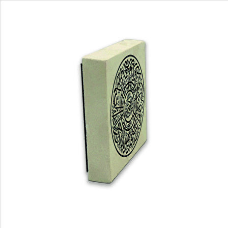 İhlas Suresi Baskılı Doğaltaş  Magnet(KH-093)