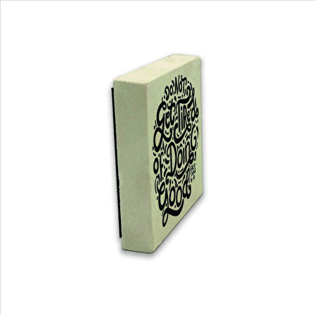 Galatyalılar 6:9 Baskılı Doğaltaş  Magnet(KRG-125)Buzdolabı Süsü