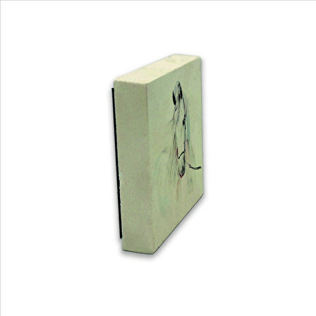 At Baskılı Doğaltaş  Magnet(KRG-155)Buzdolabı Süsü