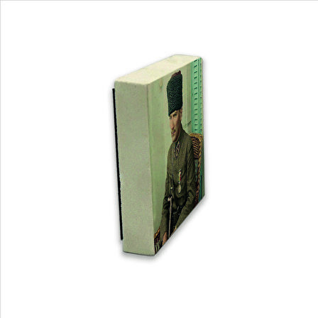 Atatürk Baskılı Doğaltaş  Magnet(KRT-104)Buzdolabı Süsü