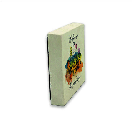 Kapadokya Baskılı Doğaltaş  Magnet(KRT-118)Buzdolabı Süsü