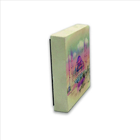 Sultanahmet Camii Baskılı Doğaltaş  Magnet(KRT-012)Buzdolabı Süsü