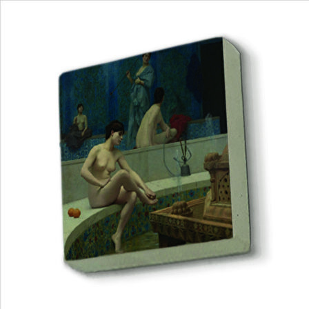 Hamam Baskılı Doğaltaş  Magnet(KRT-143)Buzdolabı Süsü