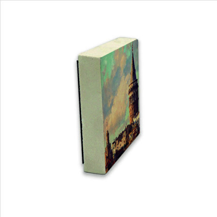 Galata Kulesi  Baskılı Doğaltaş  Magnet(KRT-022)