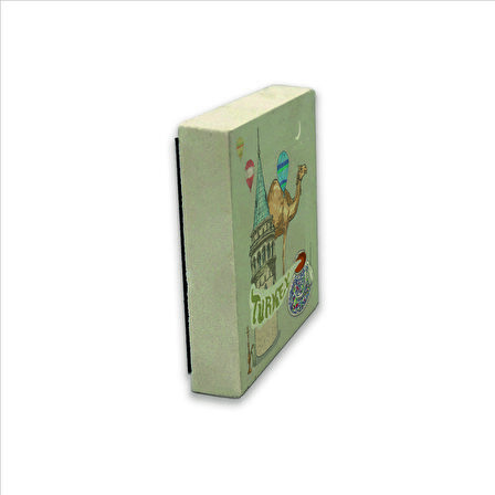 Galata Kulesi Baskılı Doğaltaş  Magnet(KRT-026)
