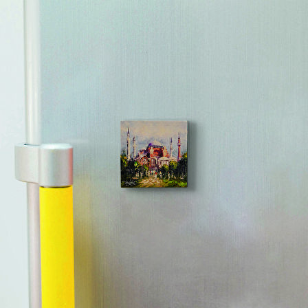 Ayasofya Camii  Baskılı Doğaltaş  Magnet(KRT-003)