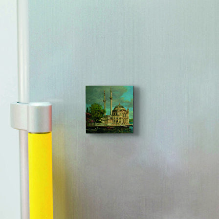 Ortaköy Camii Baskılı Doğaltaş  Magnet(KRT-039)