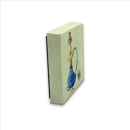İstanbul Nargile Baskılı Doğaltaş  Magnet(KRT-058)