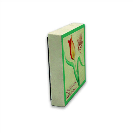 Mevlevi Lale Baskılı Doğaltaş  Magnet(KRT-070)Buzdolabı Süsü