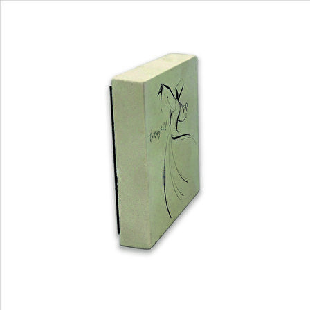 Semazen Baskılı Doğaltaş  Magnet(KRT-073)Buzdolabı Süsü