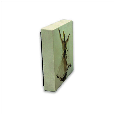 Semazen Baskılı Doğaltaş  Magnet(KRT-074)Buzdolabı Süsü