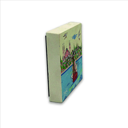 Ayasofya Camii Baskılı Doğaltaş  Magnet(KRT-008)Buzdolabı Süsü
