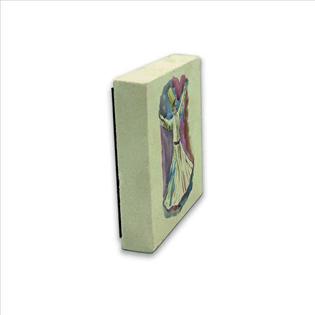 Semazen Baskılı Doğaltaş  Magnet(KRT-080)Buzdolabı Süsü
