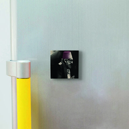 2. Abdülhamid Baskılı Doğaltaş  Magnet(KRT-097)Buzdolabı Süsü