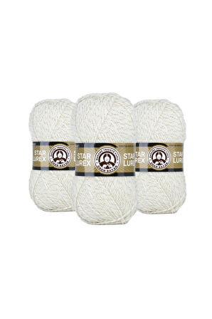 Star Lurex El Örgü 005A İpi 100 gr. 3 Adet