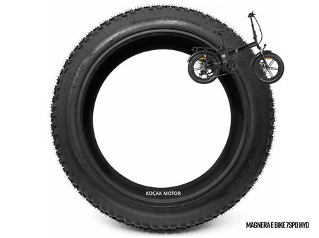 Anlas Mosso Magnera E Bike Elektrikli Bisiklet Lastiği 98-406 ( 20*4.0 )