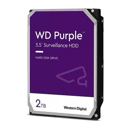 WD PURPLE 2TB 5400RPM 64MB SATA3 WD23PURZ 7/24 HDD RESMİ DİSTİ GARANTİLİ