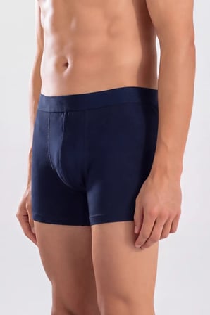 Özel Seri Tasarım Stil Seçim Erkek Premium Bambu Lacivert Boxer 6'lı