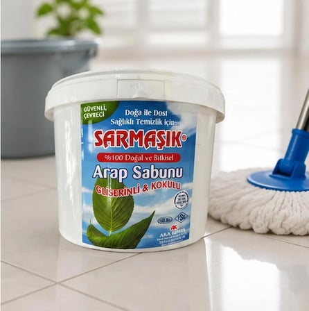 Arap Sabunu Jel 1 Kg – Güçlü Temizleme Etkisi, Kir ve Yağ Çözücü, Ev, Ofis ve Çok Amaçlı Yüzey Temizleyici