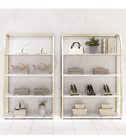 MĞZ4243 Modern Ayaklı Metal Ayarlanabilir Konfeksiyon Askılık Standı
