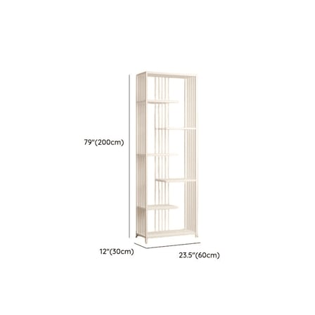 MĞZ8769 Modern Dikdörtgen Oje Standı Dolabı Metal Raflı